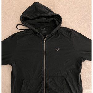 AE black zip up